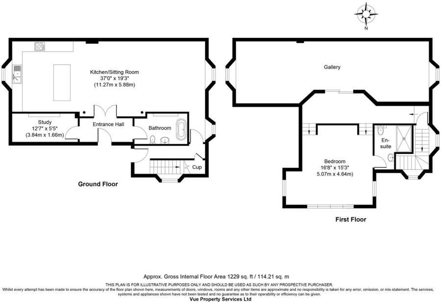 Floorplan of 2 bedroom  Flat to rent, C 175 The Street, Boughton-Under-Blean, Kent, ME13