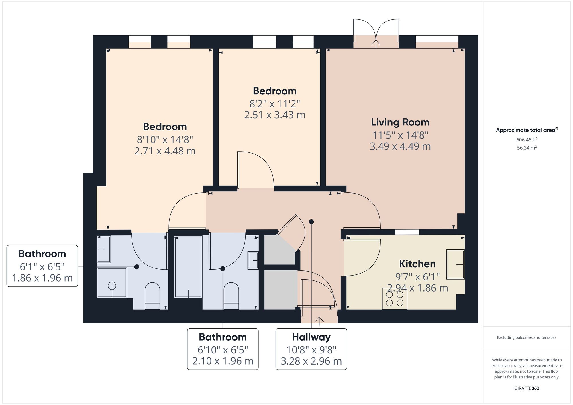 Floorplan of 2 bedroom  Flat to rent, High Street, London, E15