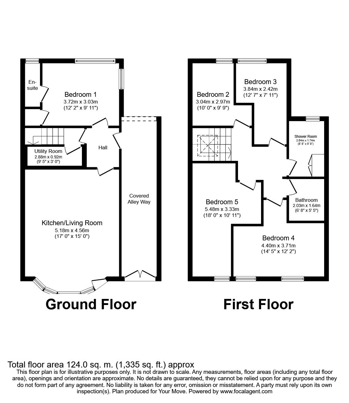 Floorplan of 5 bedroom Semi Detached House to rent, Harvest Road, Englefield Green, Surrey, TW20