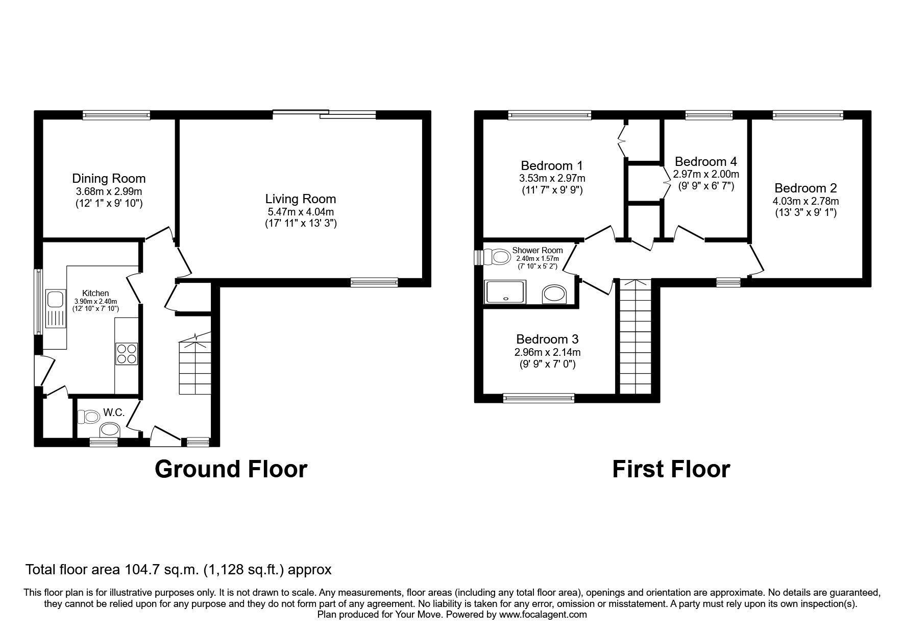 Floorplan of 4 bedroom Detached House for sale, Dronachy Road, Kirkcaldy, Fife, KY2