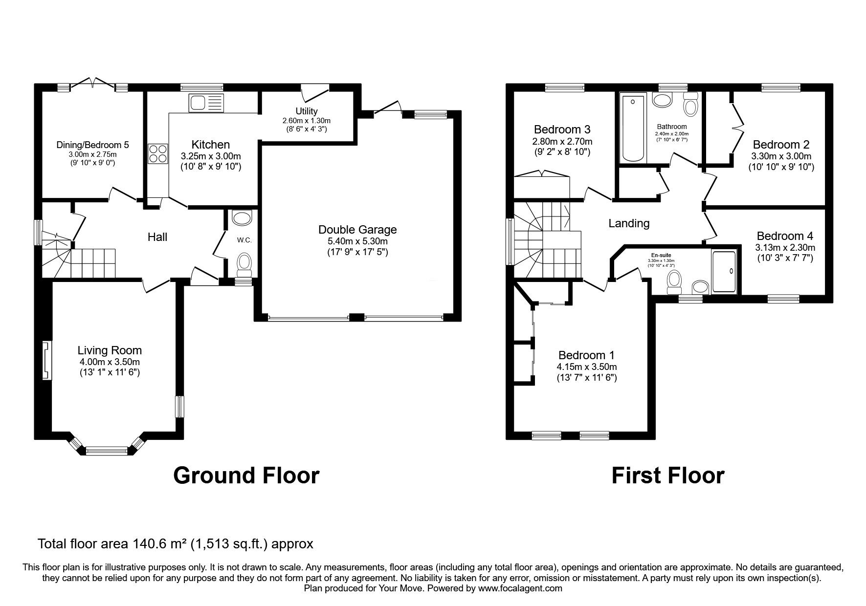 Floorplan of 4 bedroom Detached House for sale, Tiree Grange, Hamilton, South Lanarkshire, ML3