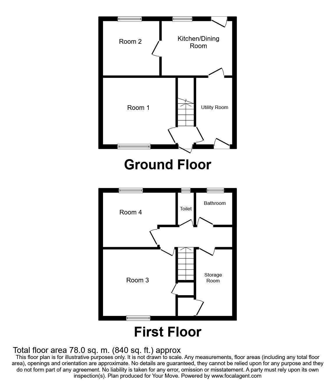 Floorplan of  Property to rent, Pudding Lane, Hemel Hempstead, Hertfordshire, HP1