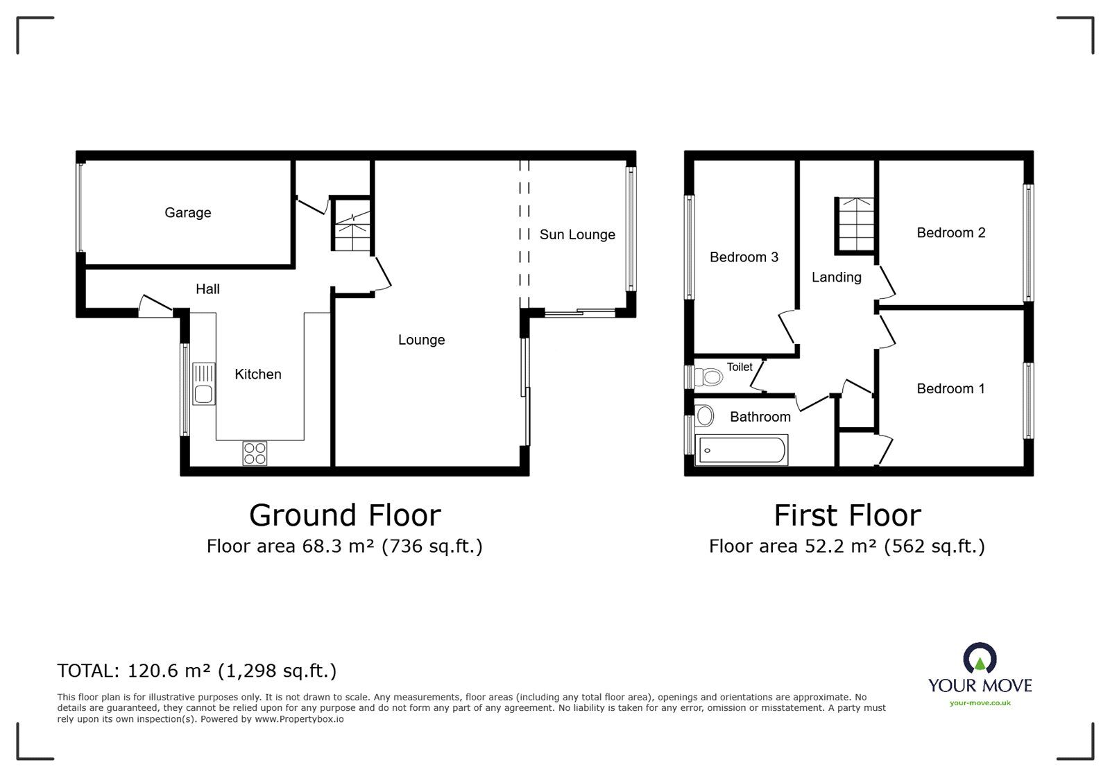 Floorplan of 3 bedroom Semi Detached House for sale, Galloway Close, Barwell, Leicestershire, LE9