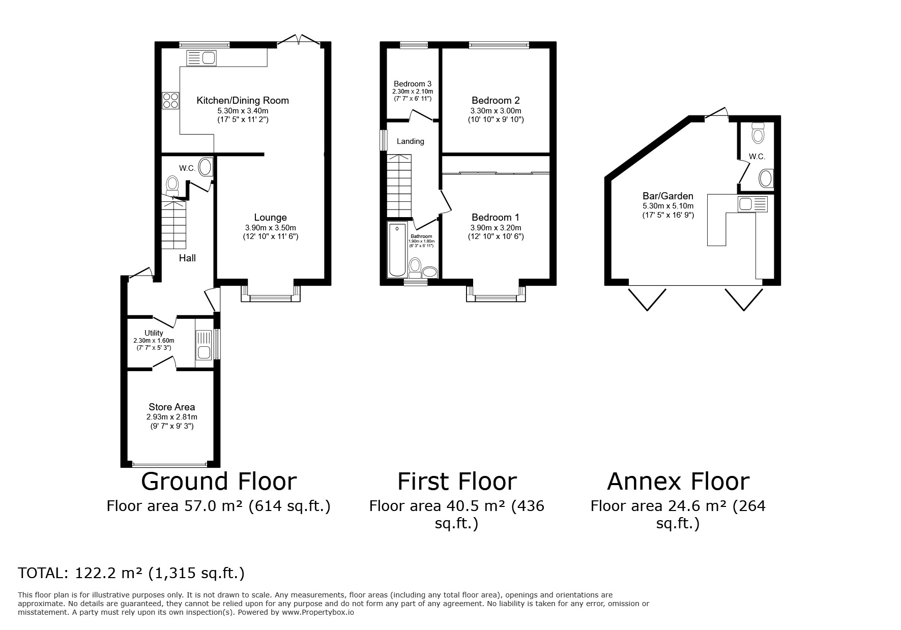 Floorplan of 3 bedroom Semi Detached House for sale, Church Street, Hoo, Kent, ME3