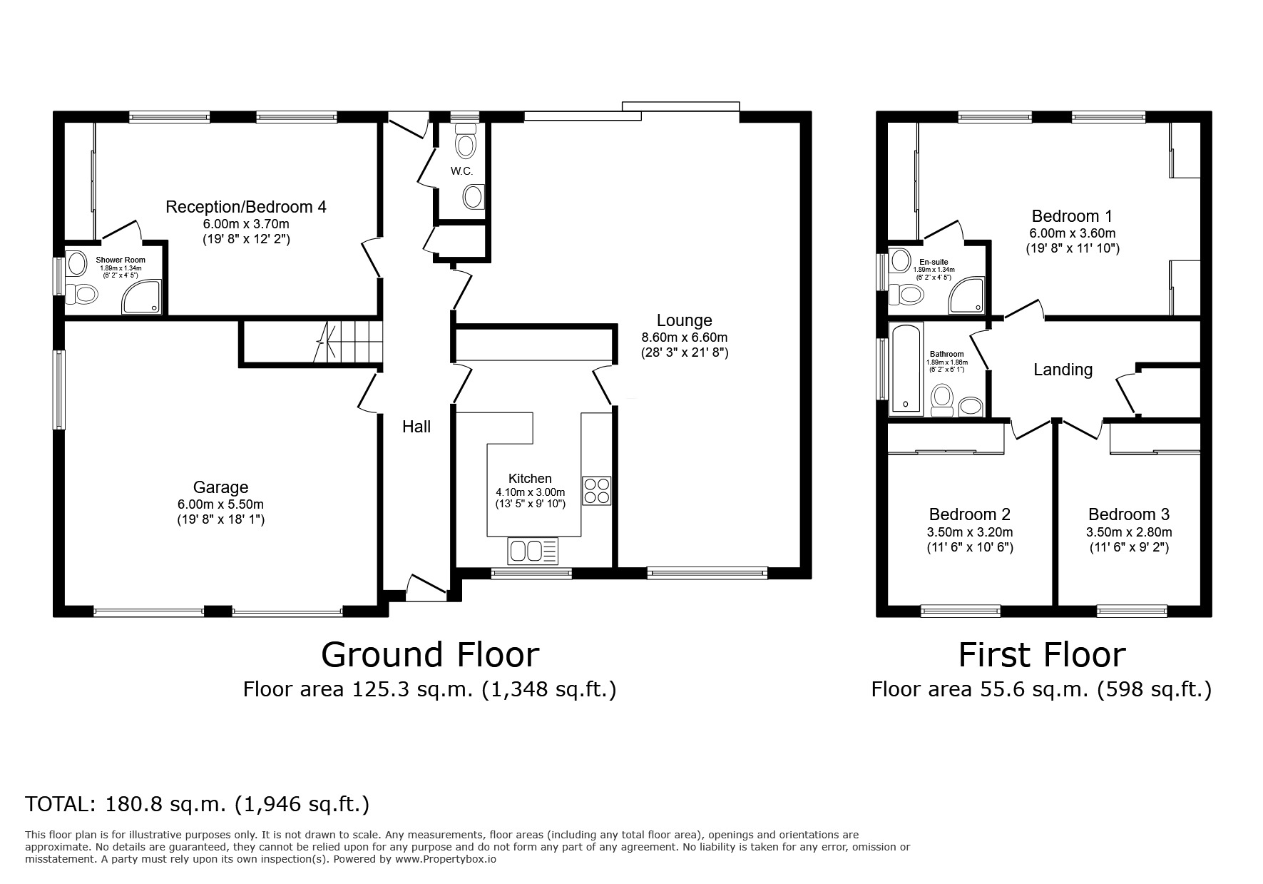 Floorplan of 4 bedroom Detached House for sale, Kingshill Drive, Hoo, Kent, ME3