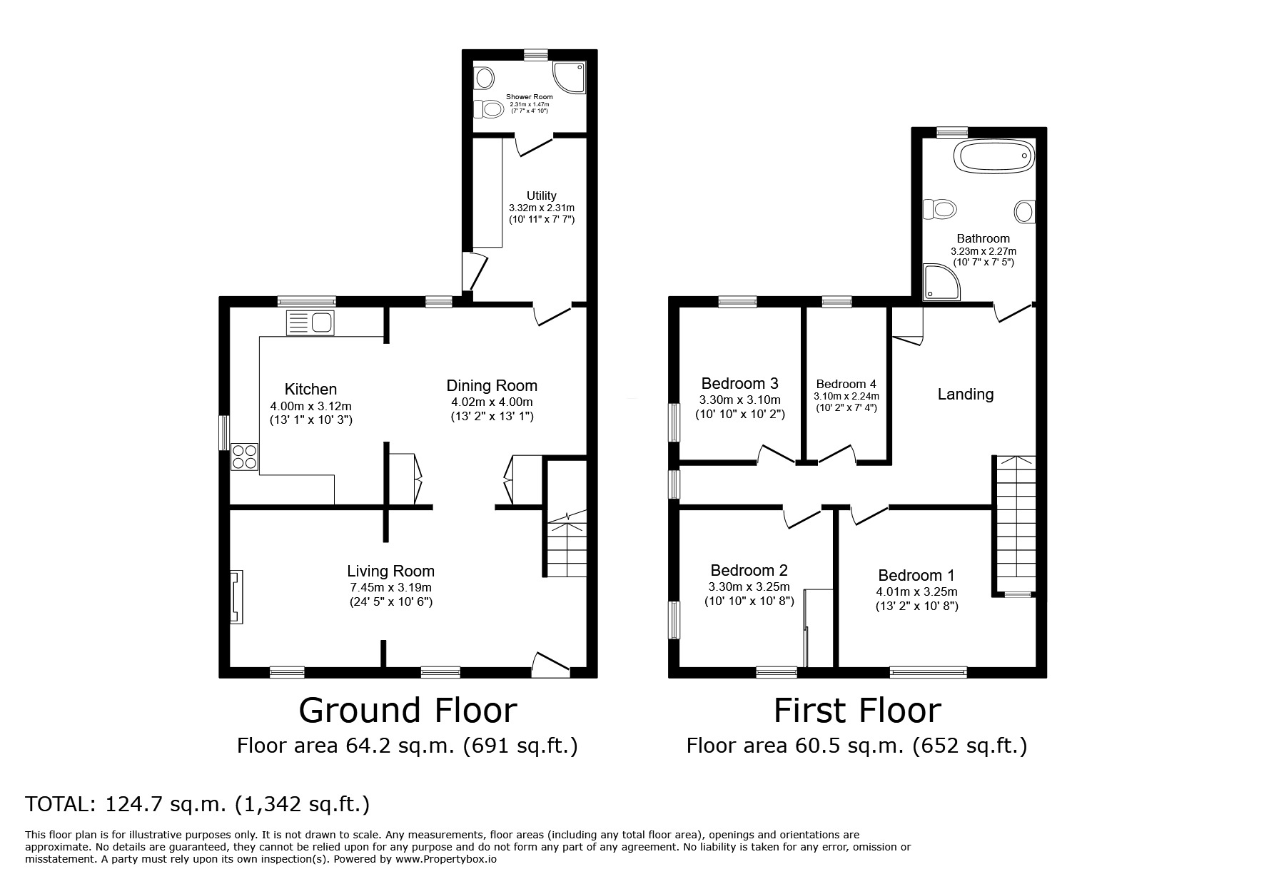 Floorplan of 4 bedroom Semi Detached House for sale, Stoke Road, Hoo, Kent, ME3