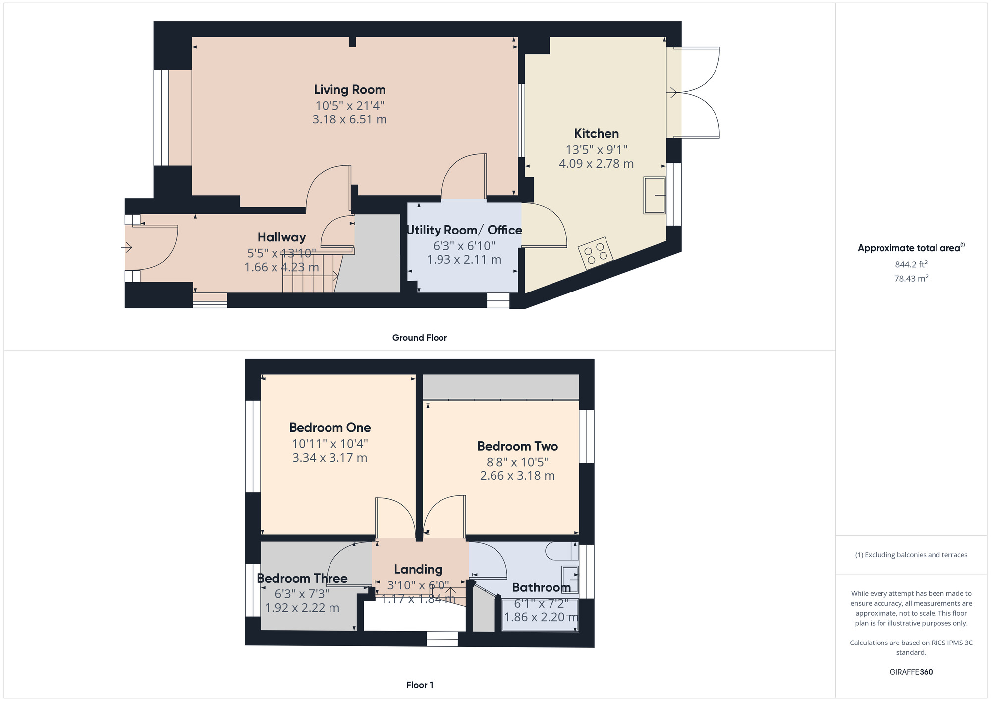 Floorplan of 3 bedroom Semi Detached House for sale, Lynwood Drive, Collier Row, Romford, RM5