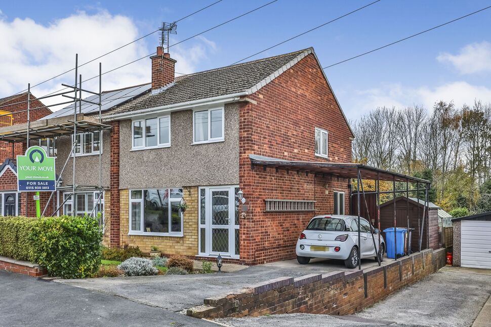 Main image of 3 bedroom Semi Detached House for sale, Sunningdale Drive, Ilkeston, Derbyshire, DE7