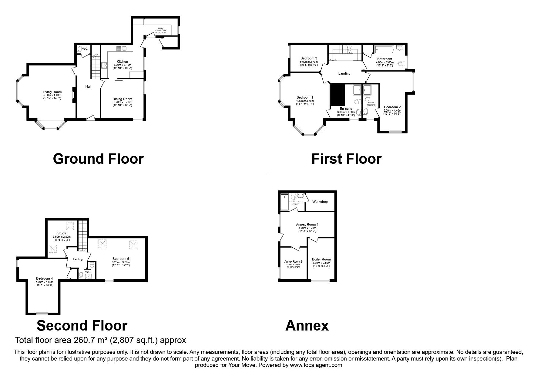 Floorplan of 5 bedroom Semi Detached House for sale, Windsor Lodge Road, Ross-shire, IV14