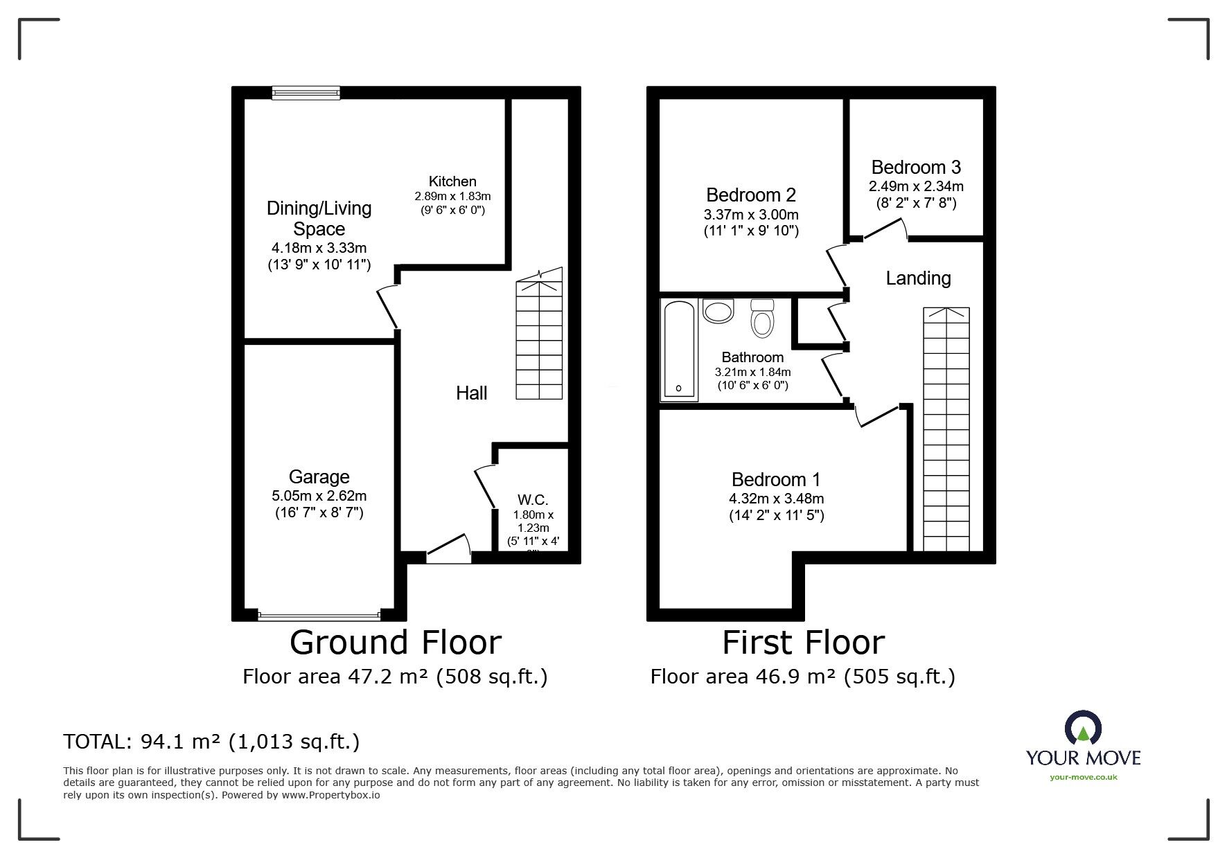 Floorplan of 3 bedroom Detached House for sale, Culduthel Mains Gardens, Culduthel, Highland, IV2