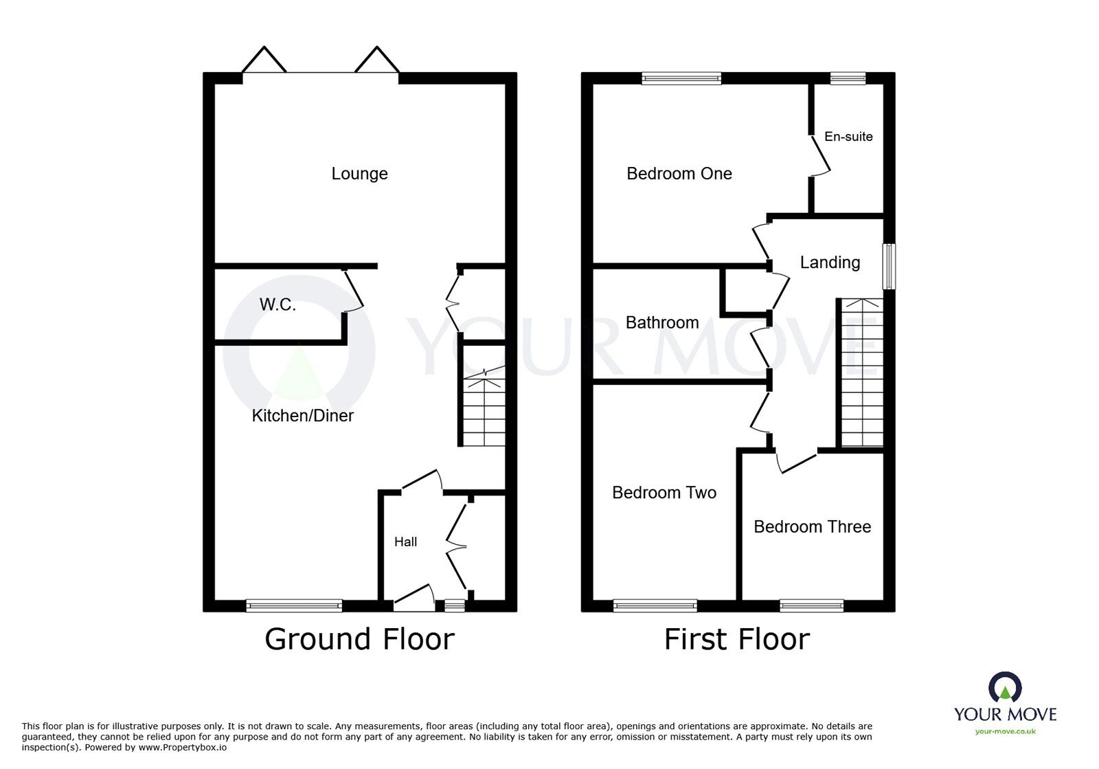 Floorplan of 3 bedroom Semi Detached House for sale, Sorrell Square, Clipstone Village, Nottinghamshire, NG21