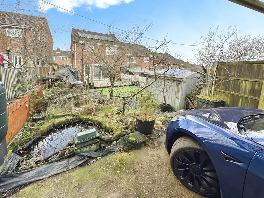 Rear Garden & Driveway