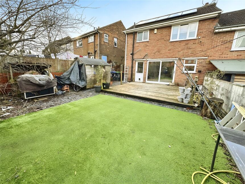 Rear Garden & Driveway