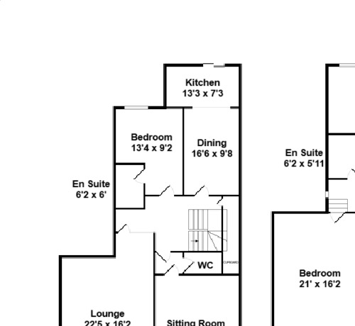 Floorplan of 4 bedroom Mid Terrace House for sale, Main Street, Carnwath, South Lanarkshire, ML11