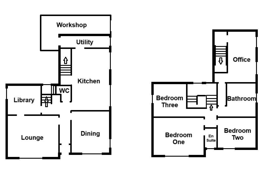 Floorplan of 4 bedroom Detached House for sale, Dunalastair Road, Crawford, South Lanarkshire, ML12