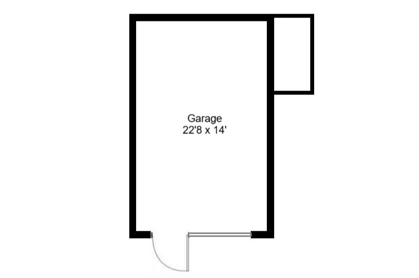 Floorplan of  Garage for sale, South Vennel, Lanark, South Lanarkshire, ML11