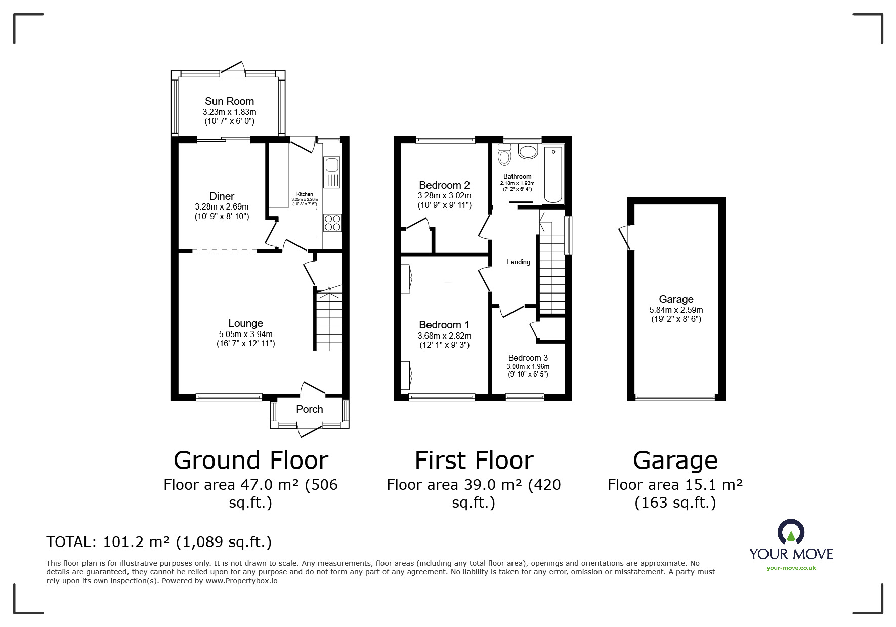 Floorplan of 3 bedroom Semi Detached House for sale, Packer Avenue, Leicester Forest East, Leicestershire, LE3