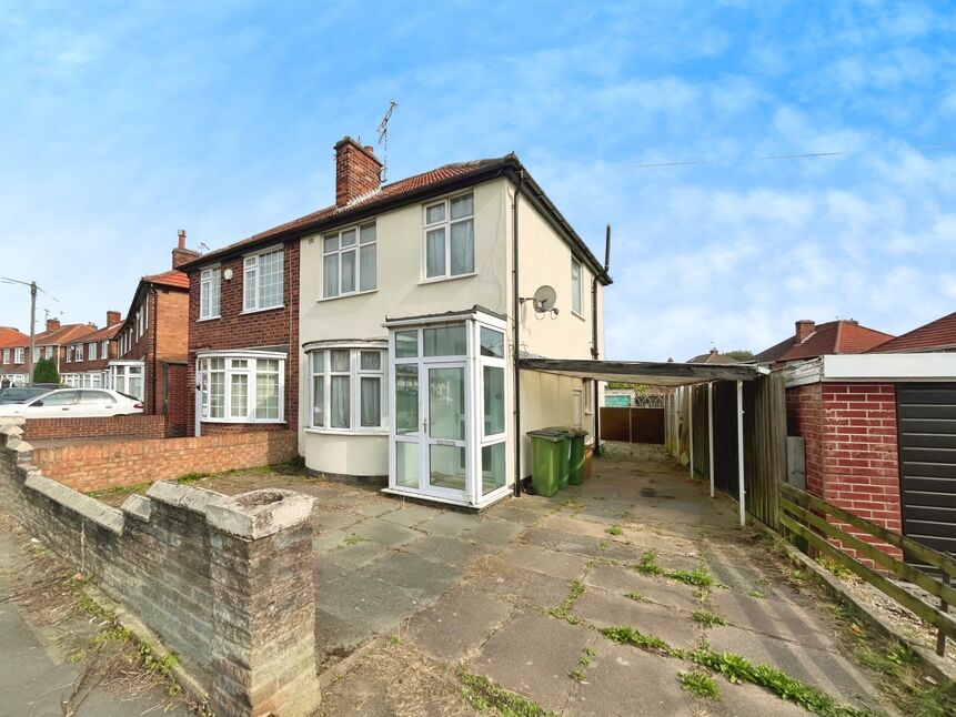 Main image of 2 bedroom Semi Detached House for sale, Henley Crescent, Leicester, Leicestershire, LE3