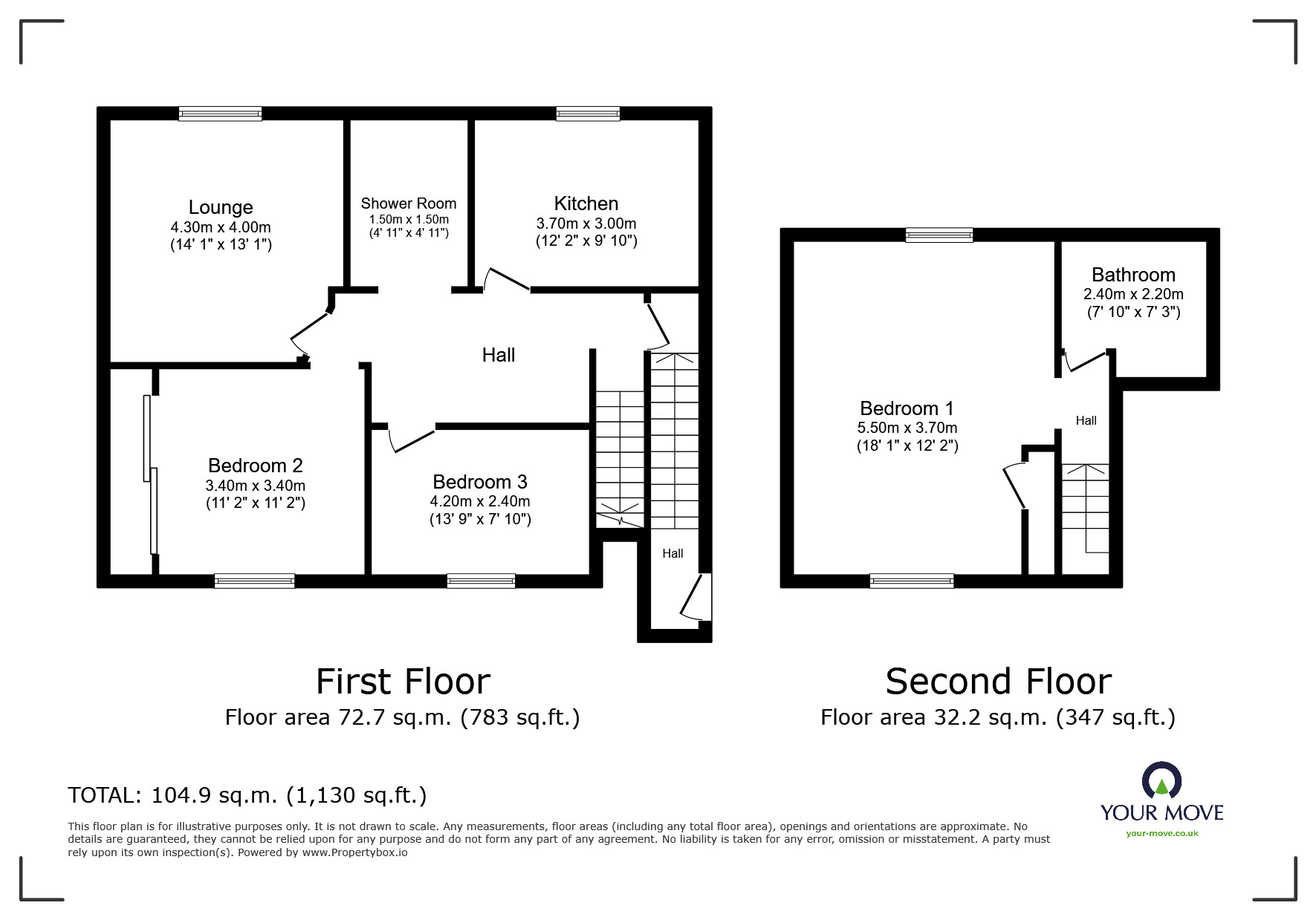 Floorplan of 3 bedroom  Flat for sale, Sighthill Avenue, Edinburgh, Midlothian, EH11