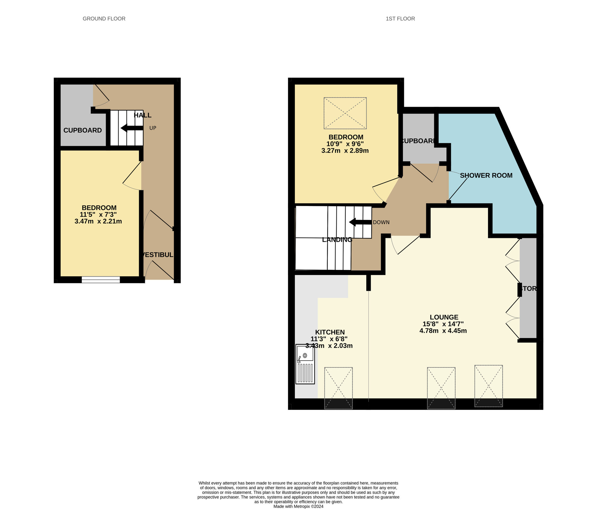 Floorplan of 2 bedroom  Flat to rent, Emsdorf Street, Lundin Links, Fife, KY8