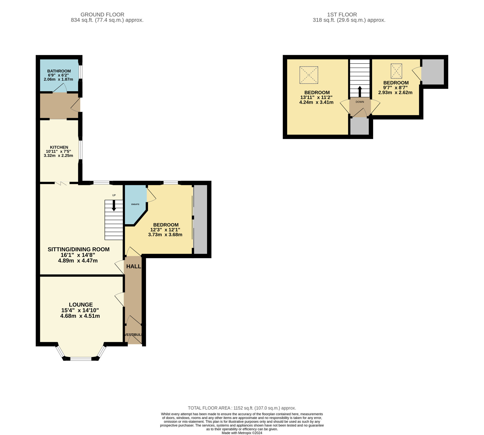 Floorplan of 3 bedroom Mid Terrace House for sale, High Street, Methil, Leven, KY8