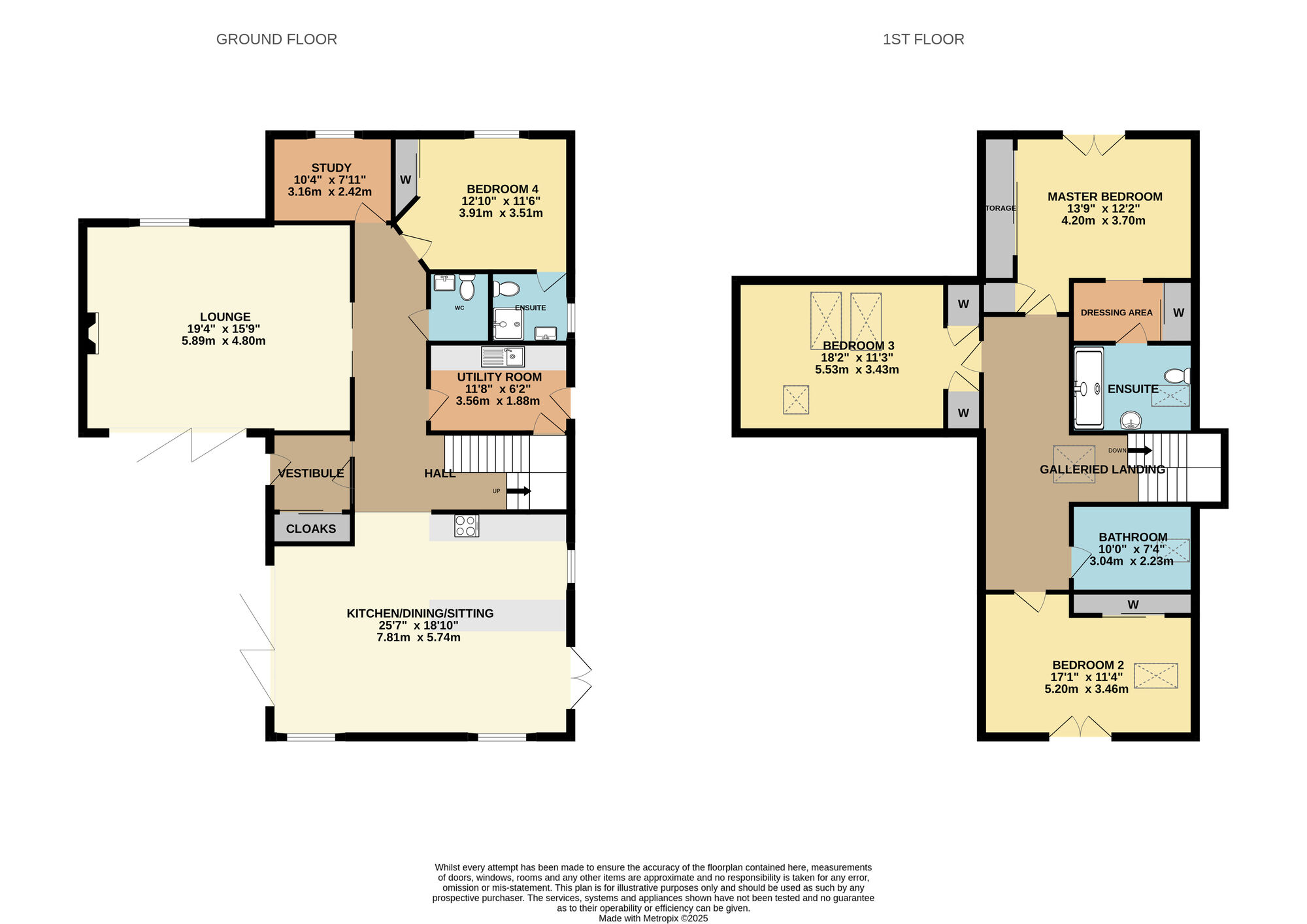 Floorplan of 4 bedroom Detached House for sale, Balcurvie, Leven, KY8