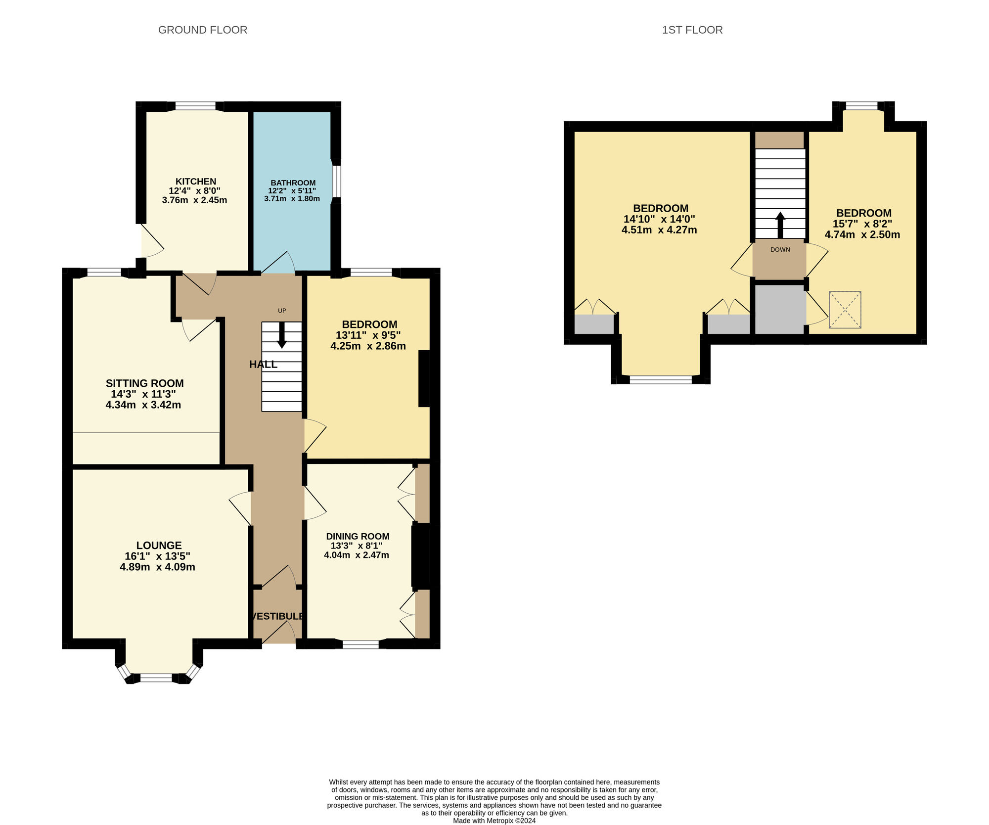 Floorplan of 4 bedroom End Terrace House for sale, Chapel Street, Buckhaven, Fife, KY8