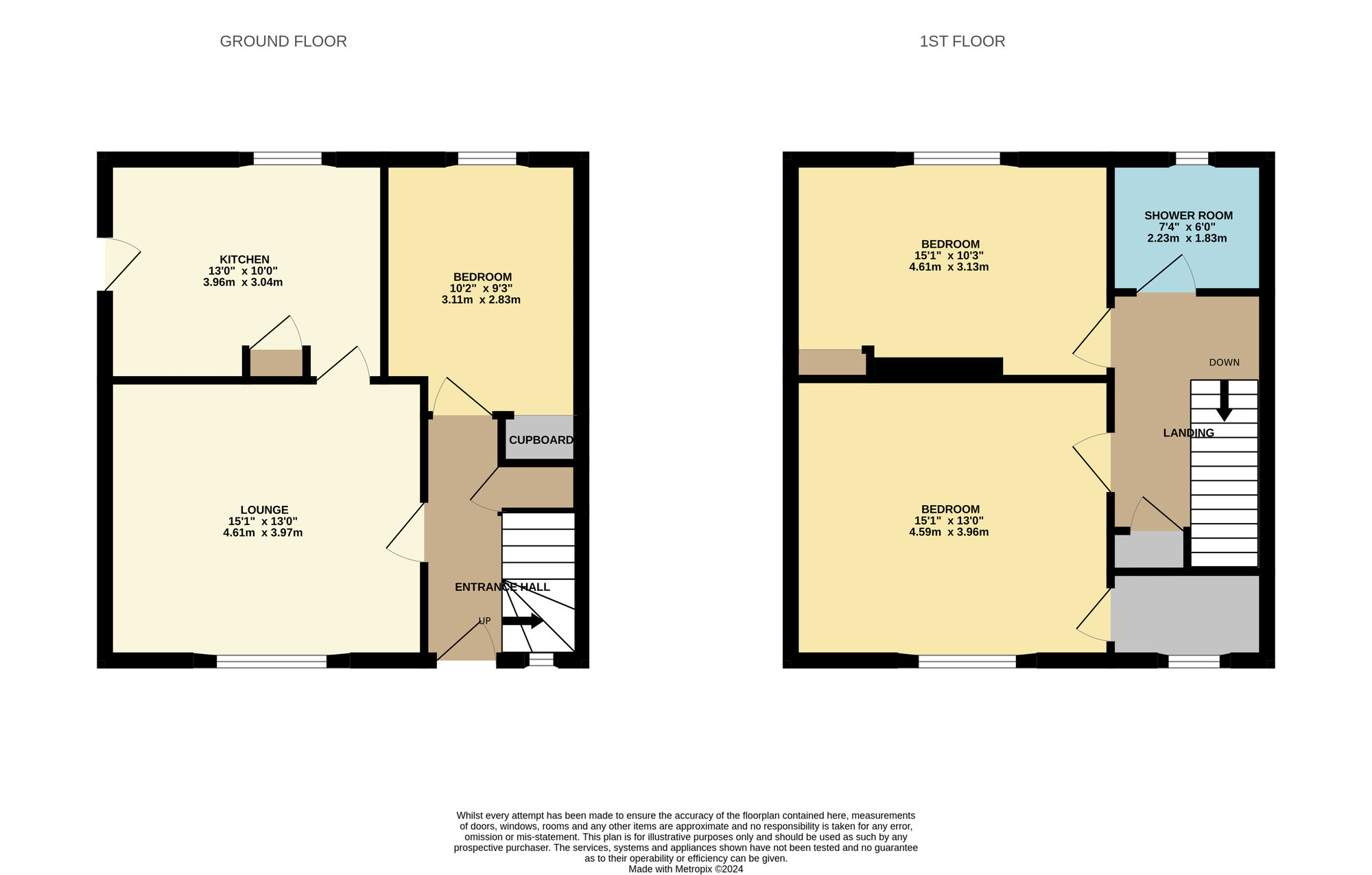 Floorplan of 3 bedroom Semi Detached House for sale, Hawthorn Street, Methil, Fife, KY8