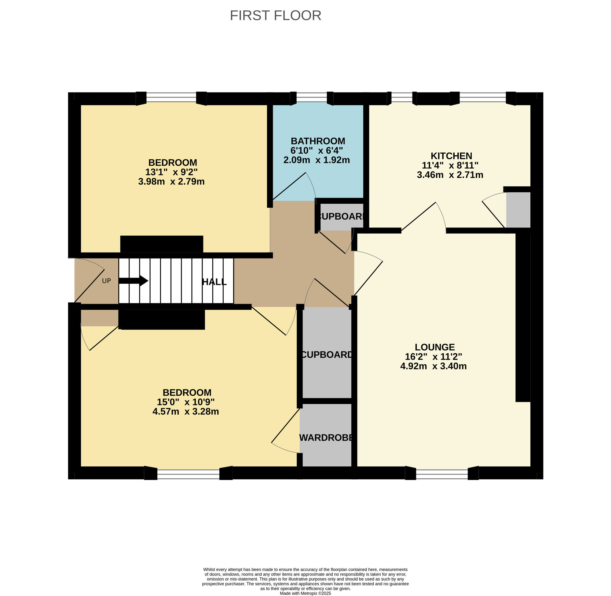 Floorplan of 2 bedroom  Flat for sale, Shotburn Crescent, Leven, Fife, KY8