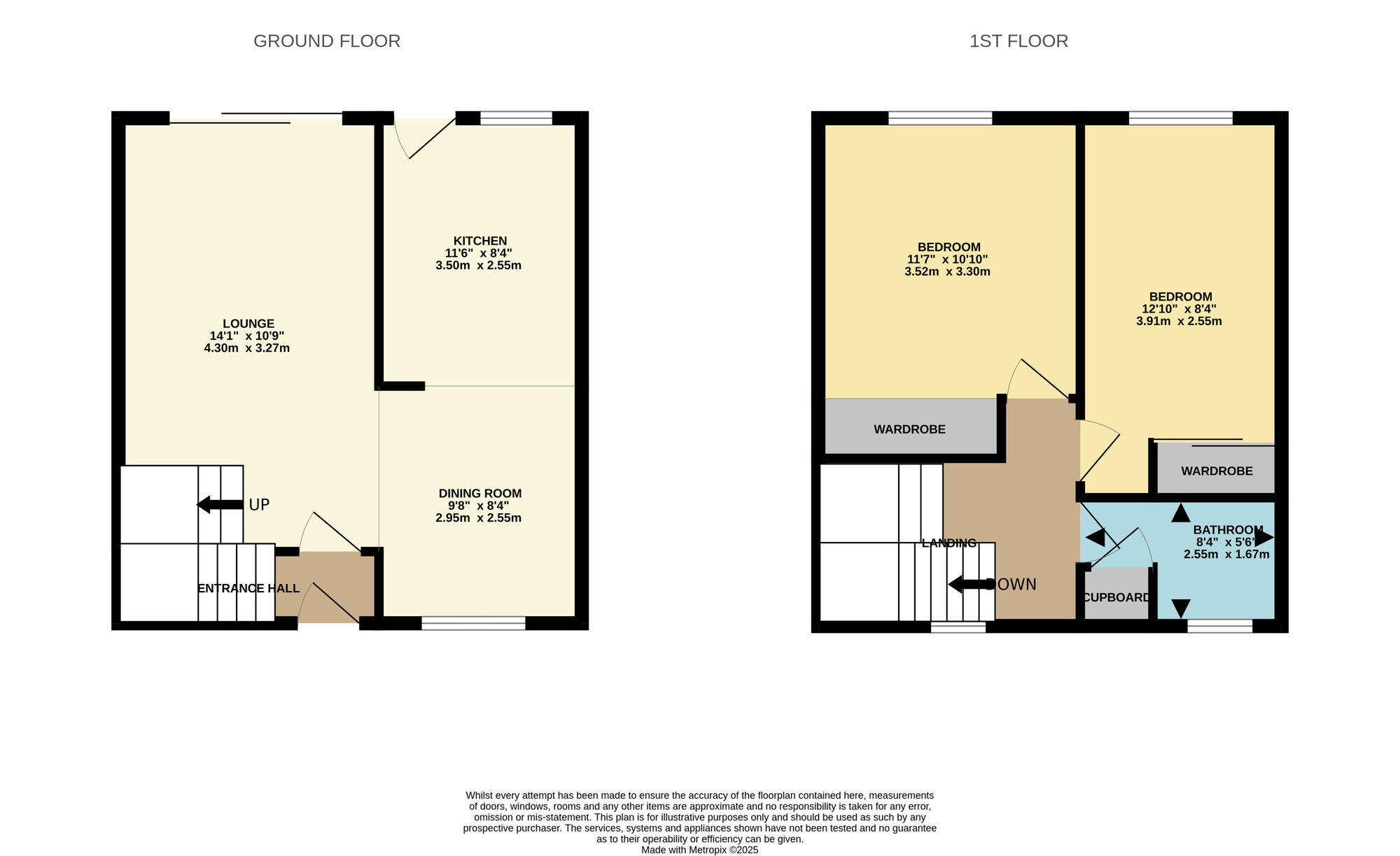 Floorplan of 2 bedroom Mid Terrace House for sale, Rose Street, Methil, Fife, KY8