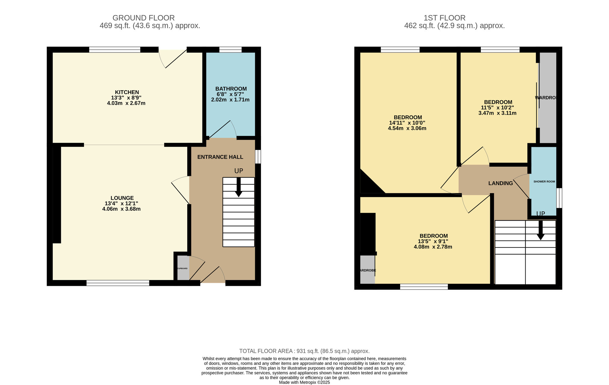 Floorplan of 3 bedroom End Terrace House for sale, Montgomery Drive, Leven, Fife, KY8