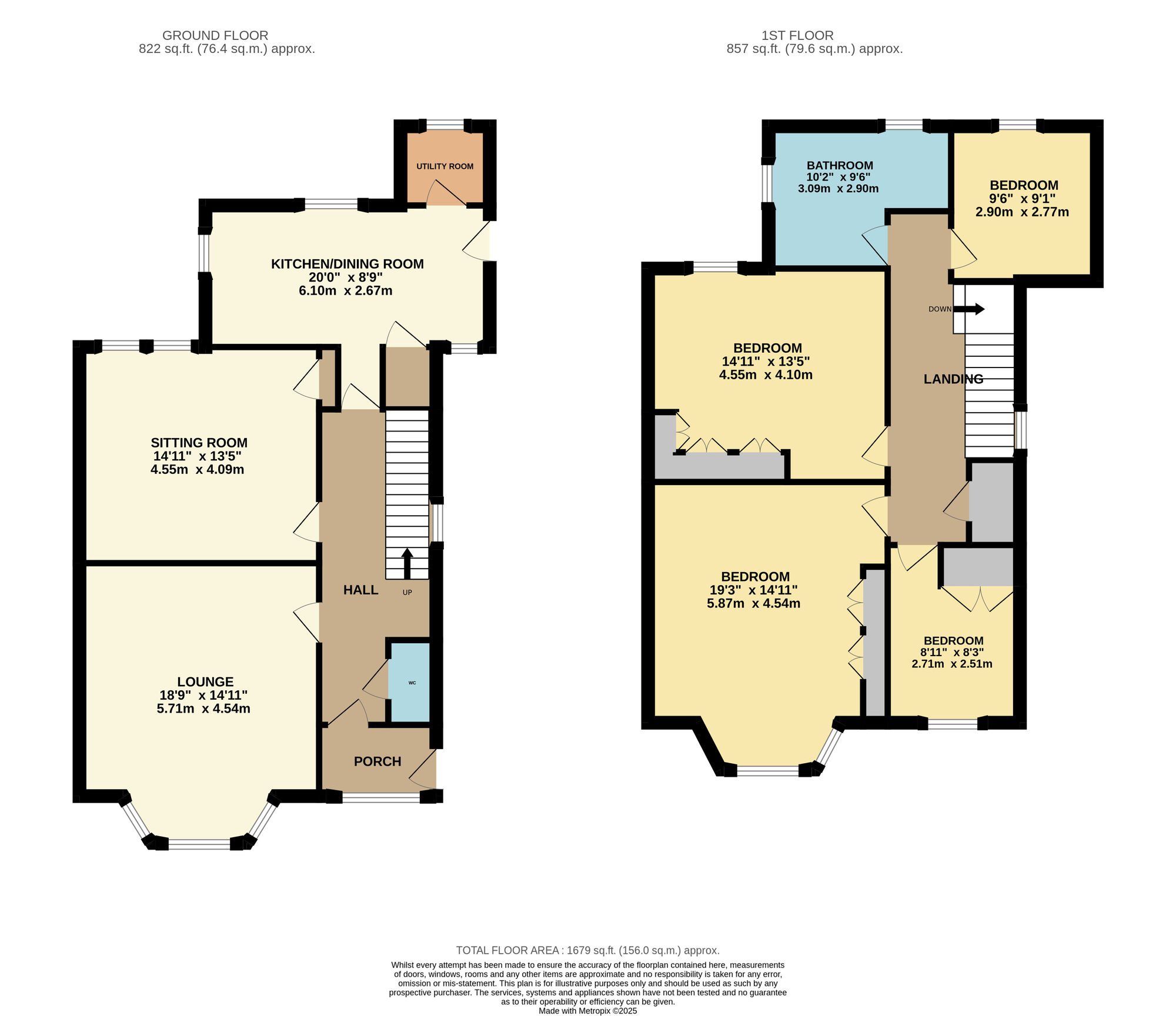 Floorplan of 4 bedroom Semi Detached House for sale, Victoria Road, Lundin Links, Fife, KY8