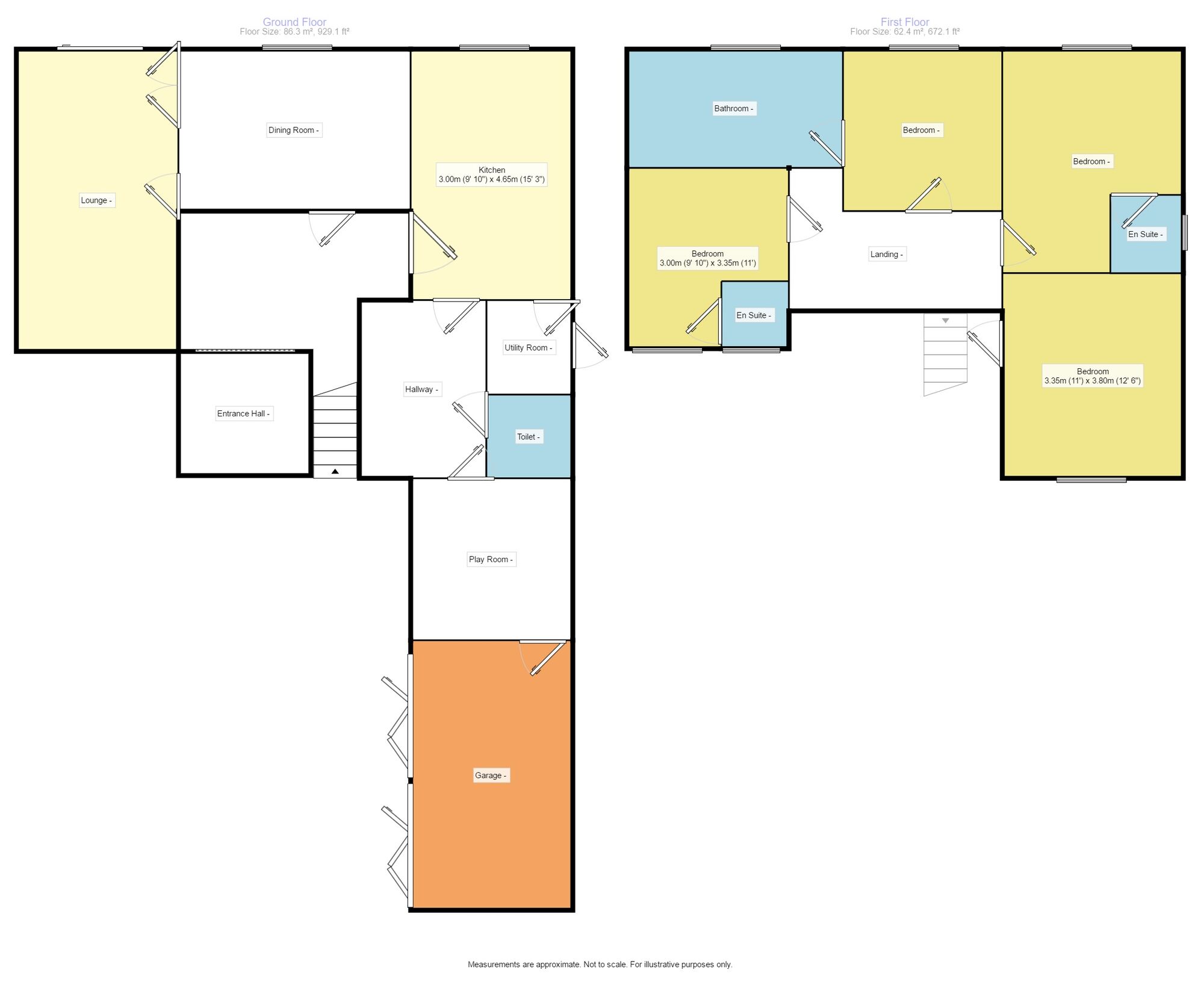 Floorplan of 4 bedroom Detached House to rent, Westcroft Drive, Saxilby, Lincoln, LN1