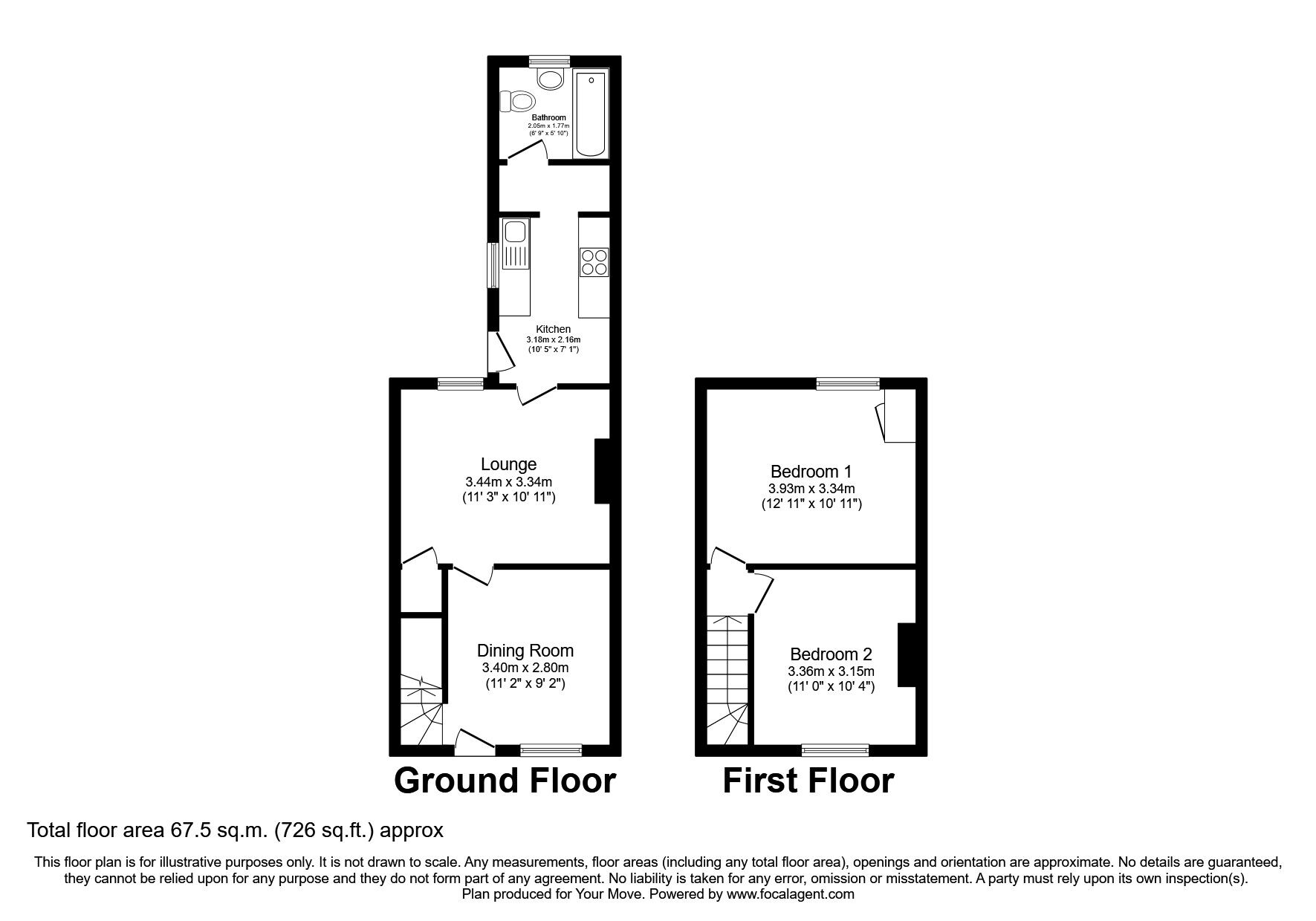 2 bedroom Mid Terrace House for sale, Linwood Road, Market Rasen, LN8