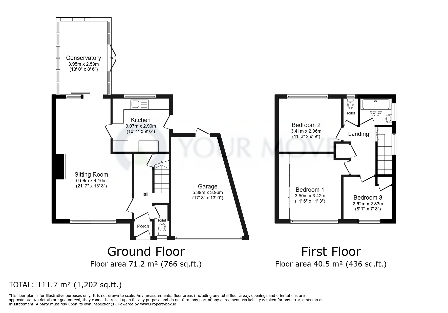 Floorplan of 3 bedroom Semi Detached House for sale, Freeman Way, Maidstone, Kent, ME15