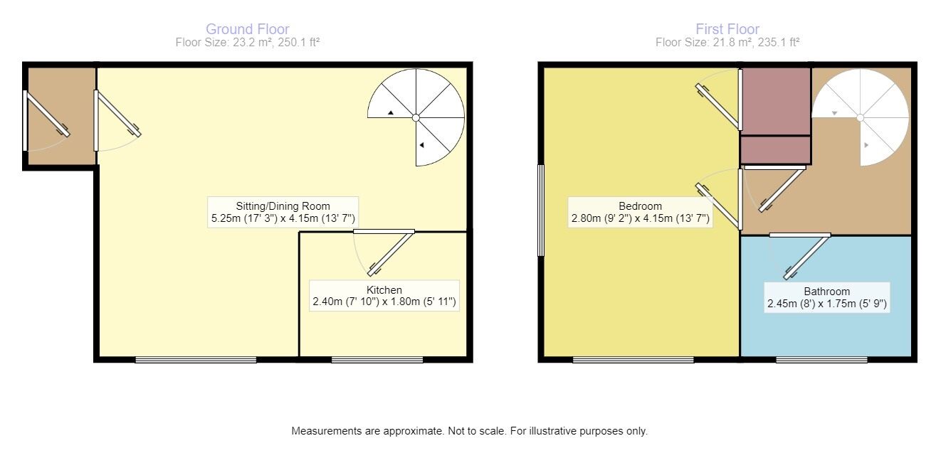 Floorplan of 1 bedroom End Terrace House for sale, Harvesters Way, Weavering, Kent, ME14