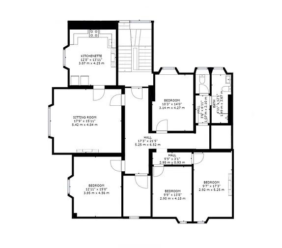 Floorplan of 5 bedroom  Room to rent, Whitefield Terrace, Greenbank Road, Devon, PL4