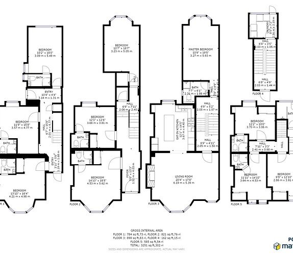 Floorplan of 10 bedroom  Room to rent, Sutherland Road, Plymouth, Devon, PL4