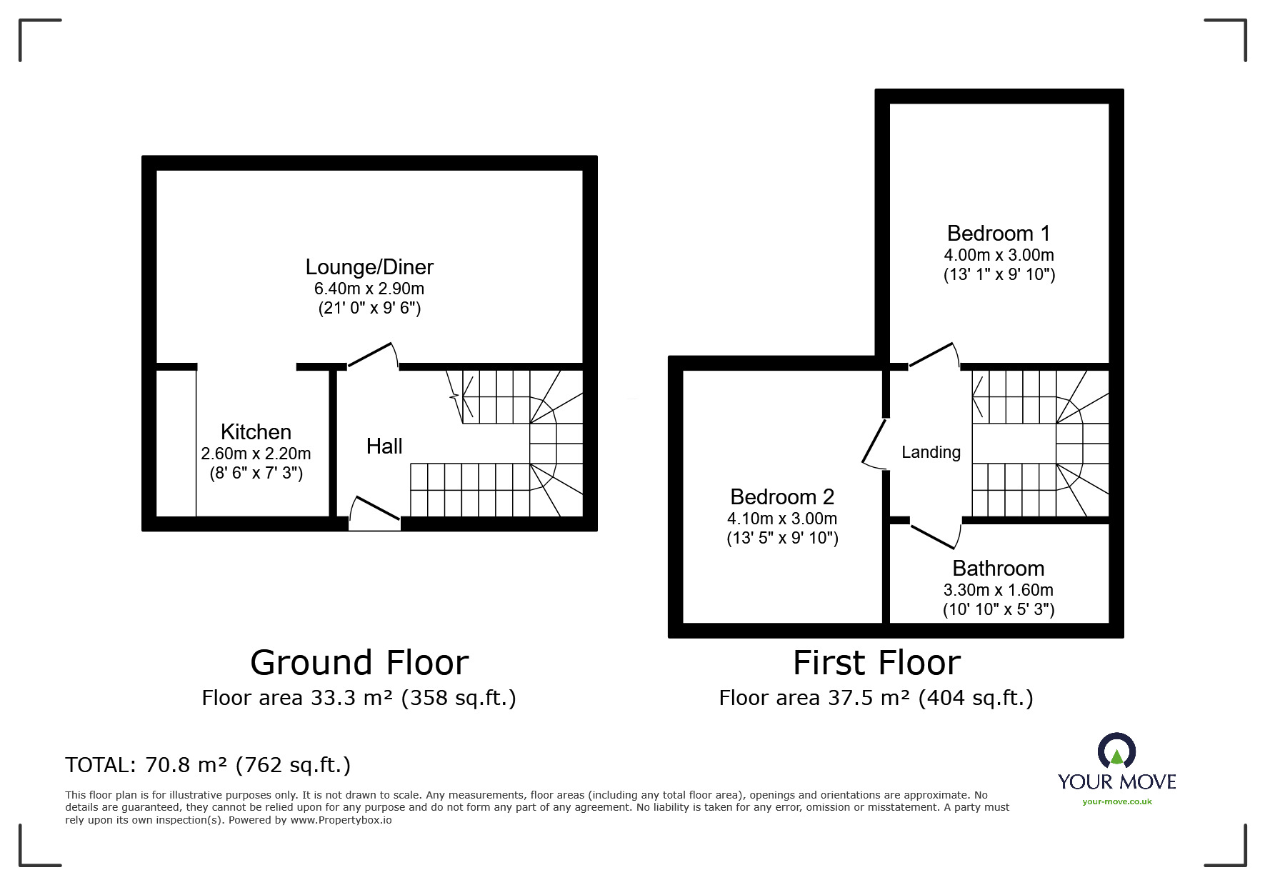 Floorplan of 2 bedroom  Flat for sale, North Road West, Plymouth, Devon, PL1