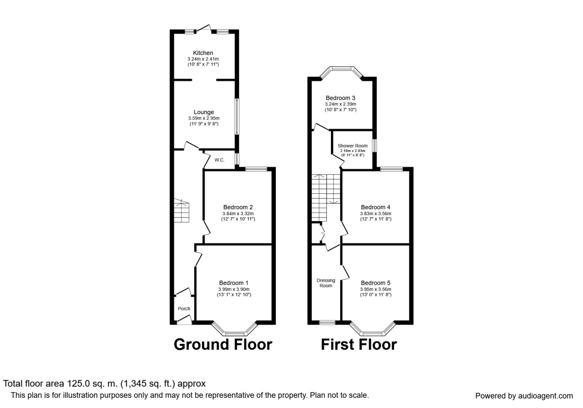 Floorplan of 5 bedroom Mid Terrace House for sale, Lipson Avenue, Plymouth, Devon, PL4