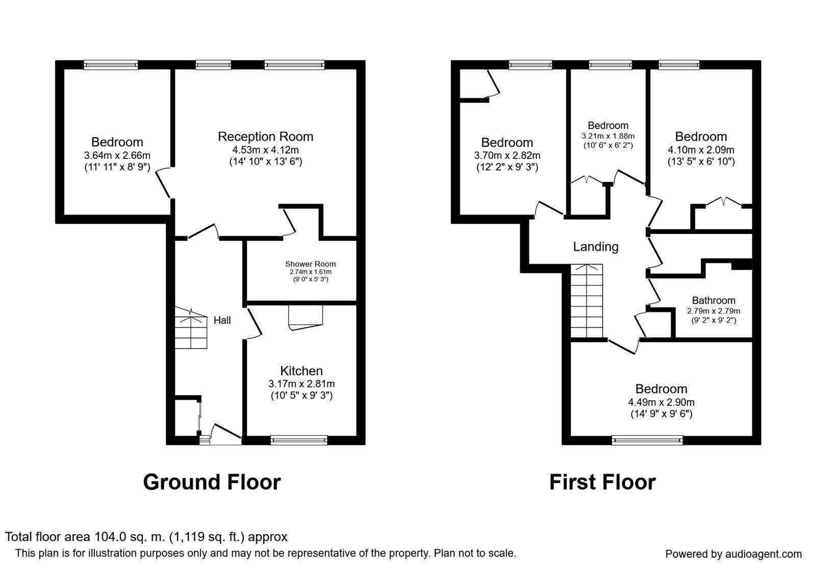 Floorplan of 4 bedroom  Flat to rent, Lovelinch Close, London, SE15