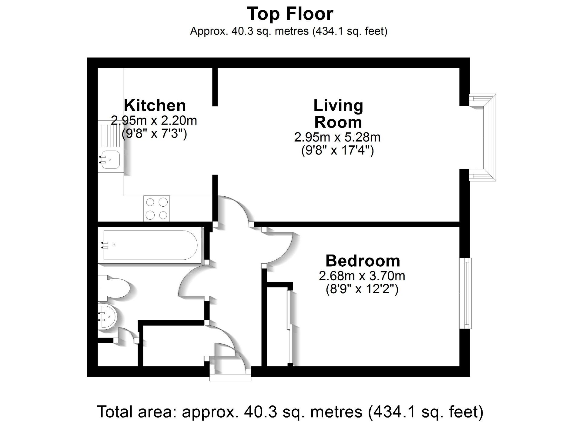 Floorplan of 1 bedroom  Flat for sale, Sterling Gardens, London, SE14