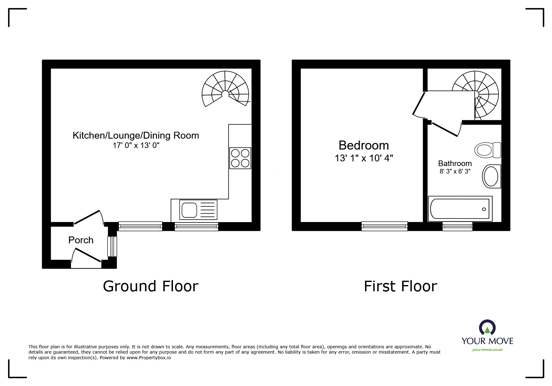 Floorplan of 1 bedroom  House for sale, Winifred Road, Erith, Kent, DA8