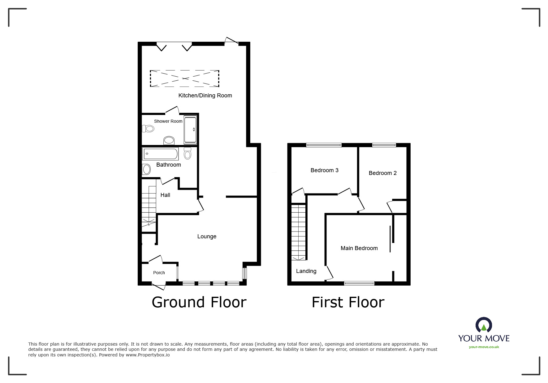 Floorplan of 3 bedroom Mid Terrace House for sale, Streamway, Belvedere, DA17