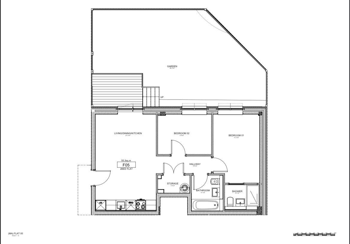 Floorplan of 2 bedroom  Flat for sale, Stafford Road, Wallington, SM6