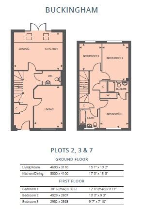 Floorplan of 3 bedroom End Terrace House for sale, Vincam Close, Whitton, Twickenham, TW2