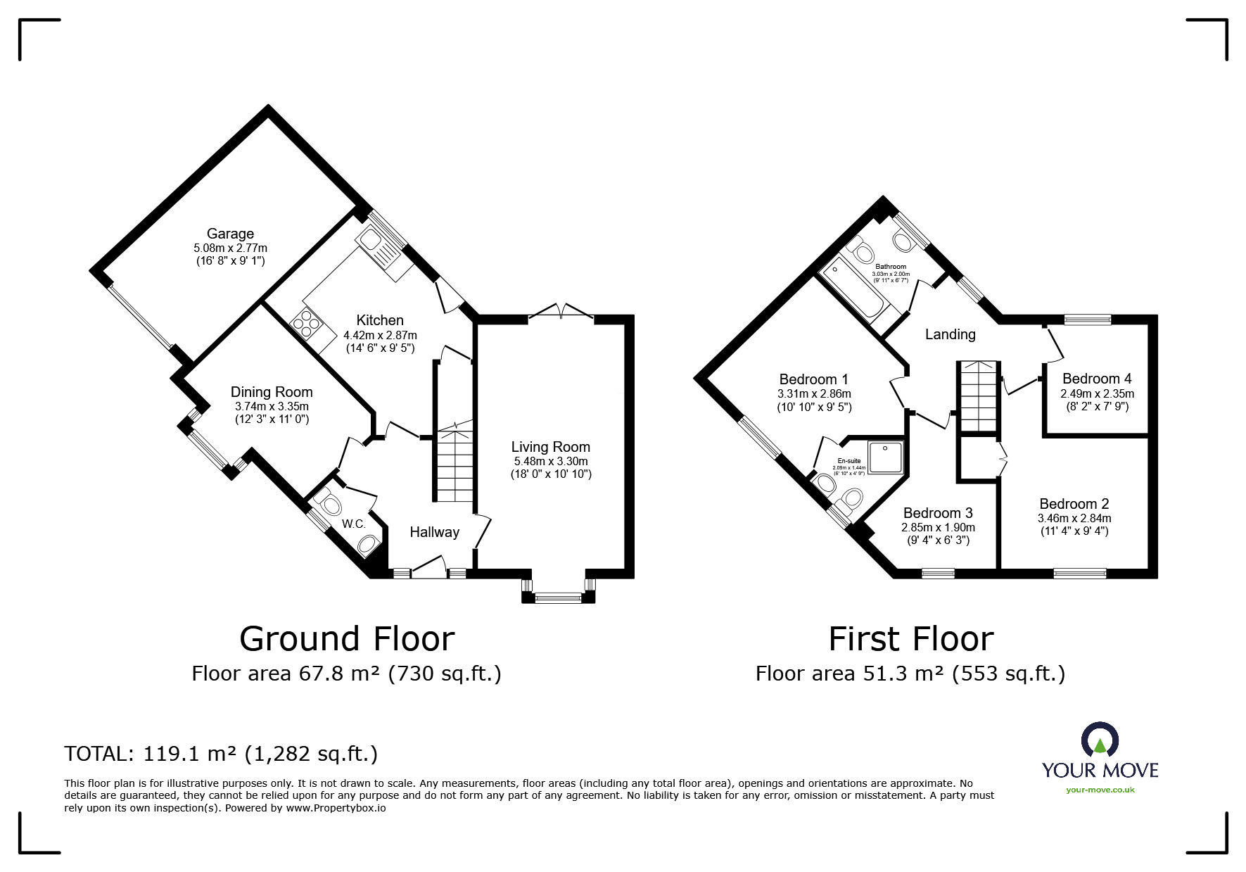 Floorplan of 4 bedroom Semi Detached House for sale, Romulus Way, North Hykeham, Lincolnshire, LN6