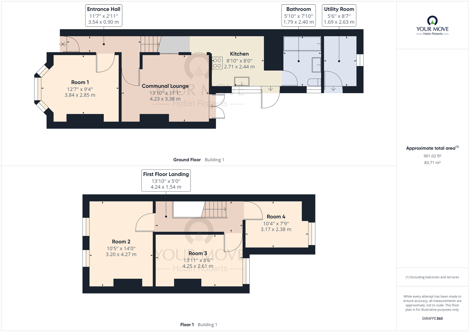 Floorplan of 4 bedroom  House to rent, Southampton Road, Northampton, NN4