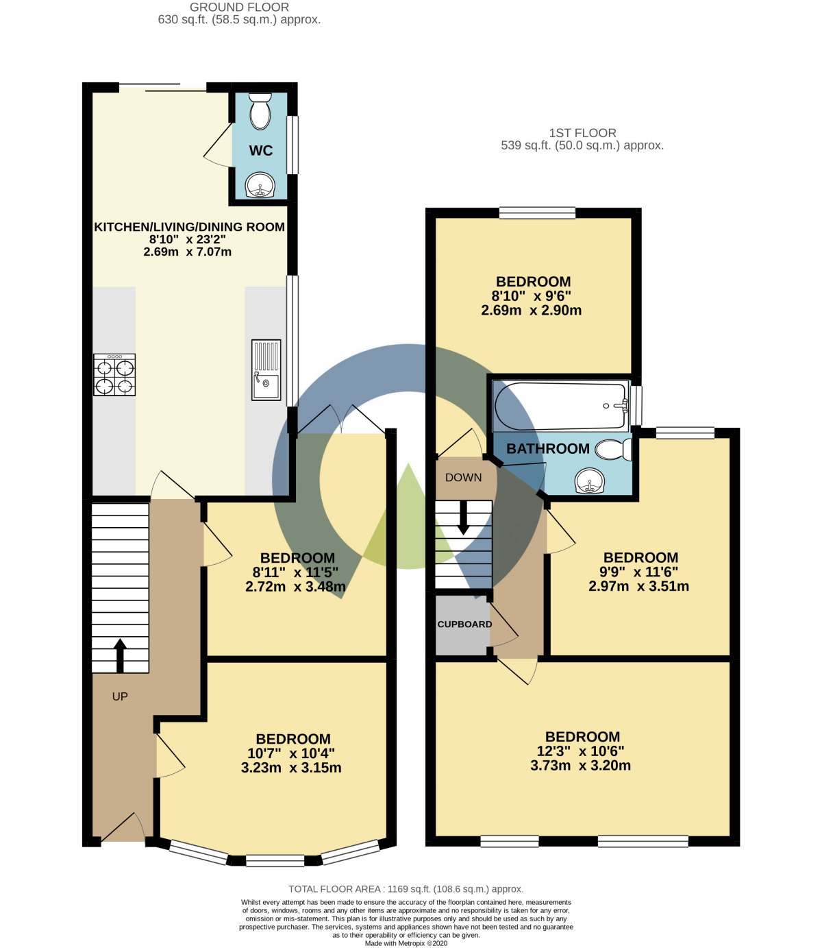 Floorplan of 5 bedroom  House to rent, Southampton Road, Northampton, NN4