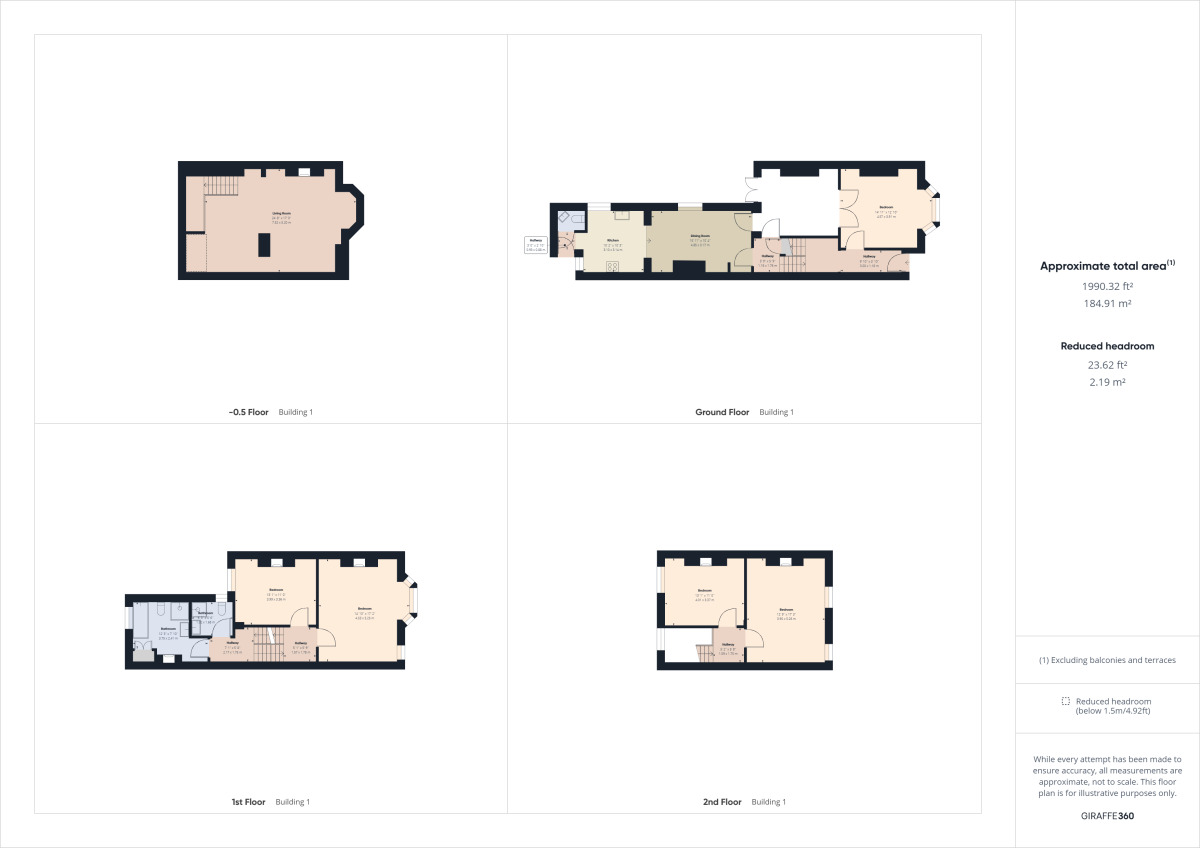 Floorplan of 5 bedroom  House to rent, St. Michaels Avenue, Abington, Northampton, NN1